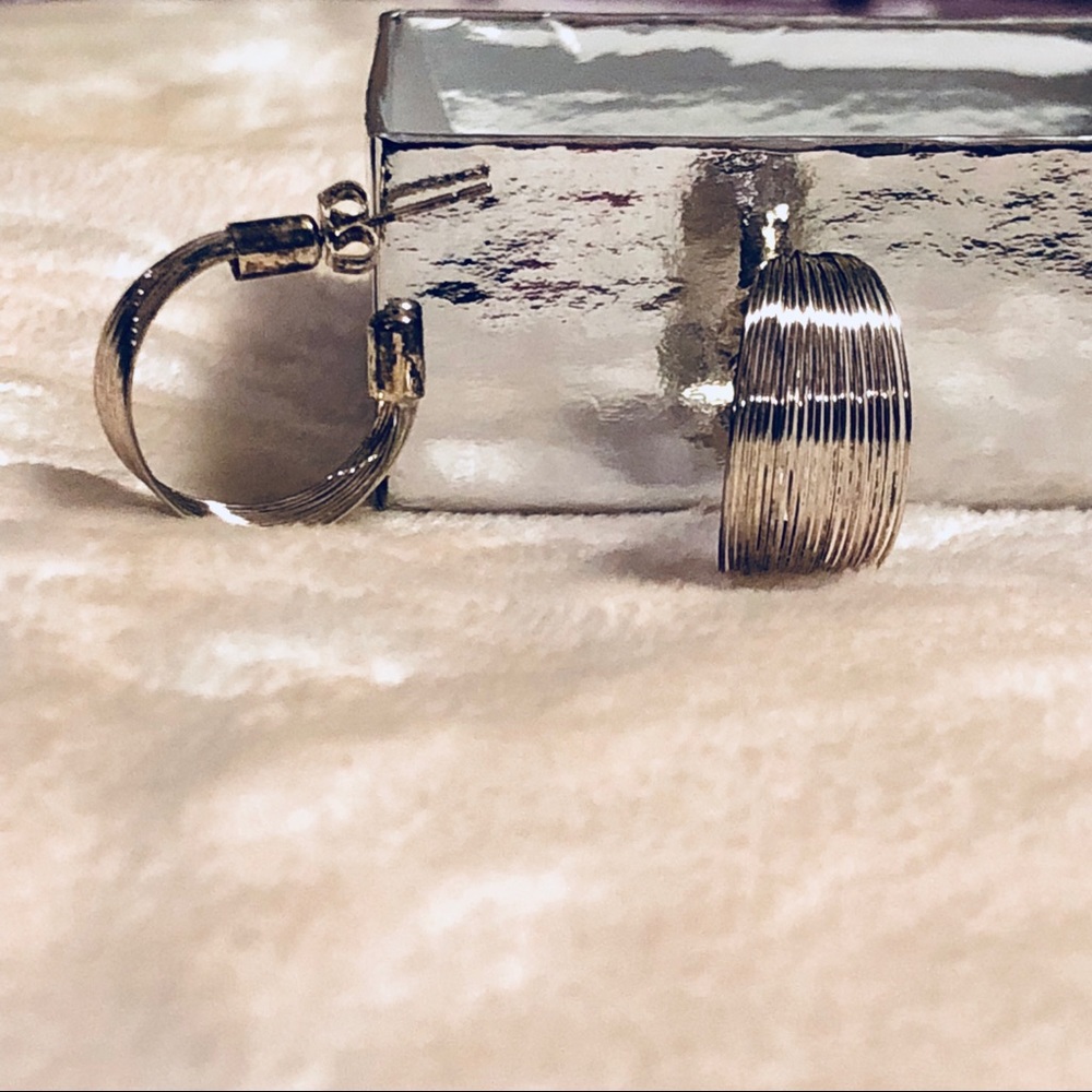 Small hoop earrings
